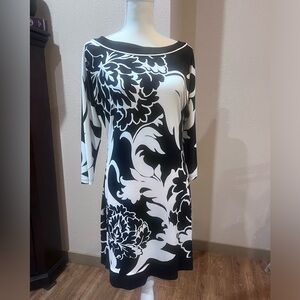 WHBM- White Floral Sheath Dress